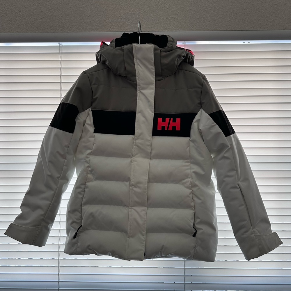 Helly Hansen- Girls Ski Diamond Parka- Puffer Jacket , Size 8 Kids NWT - Picture 10 of 16